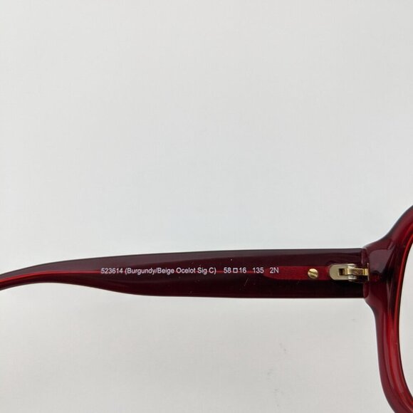 🕶️Frame only! Coach L546 AMBER HC8105F-523614 Butterfly Sunglasses / ALG751🕶️​ - Picture 7 of 9